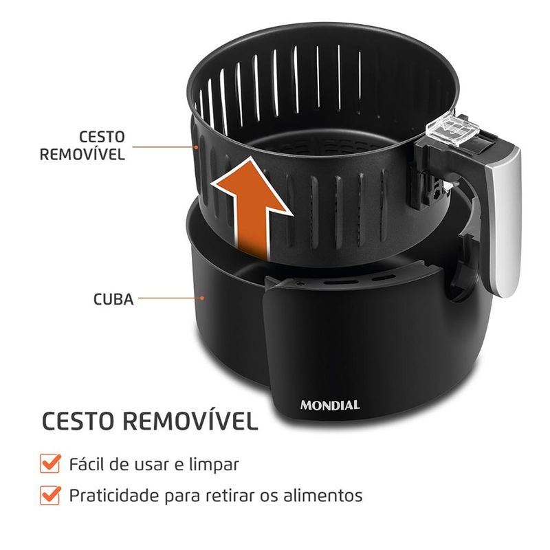 Fritadeira-Eletrica-Air-Fryer-Mondial-AF-31-35L