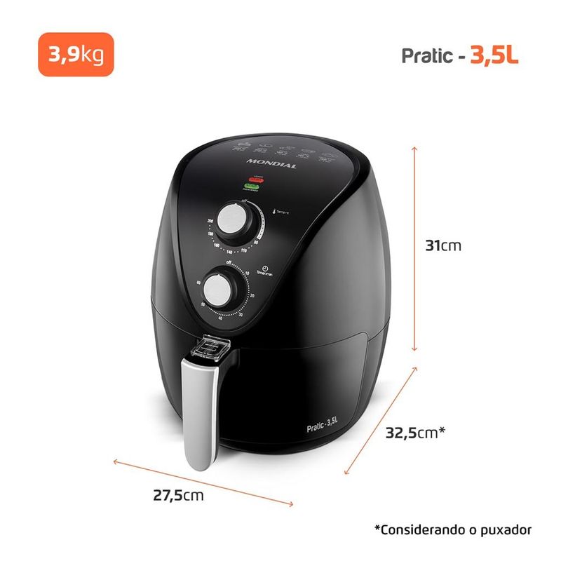 Fritadeira-Eletrica-Air-Fryer-Mondial-AF-31-35L