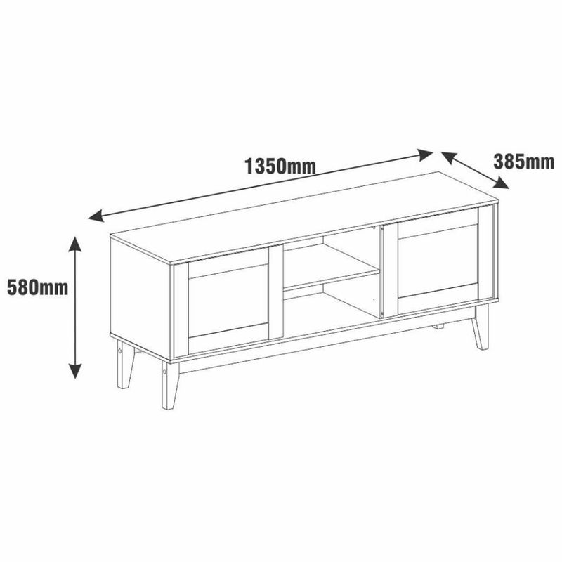 Rack-para-Tv-ate-60-Polegadas-2-Portas-135cm-Safira-Casa-D