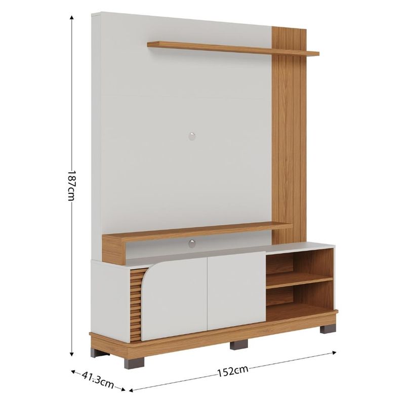 Estante Home para TV até 65 Polegadas 1 Porta Jurerê 15 Colibri