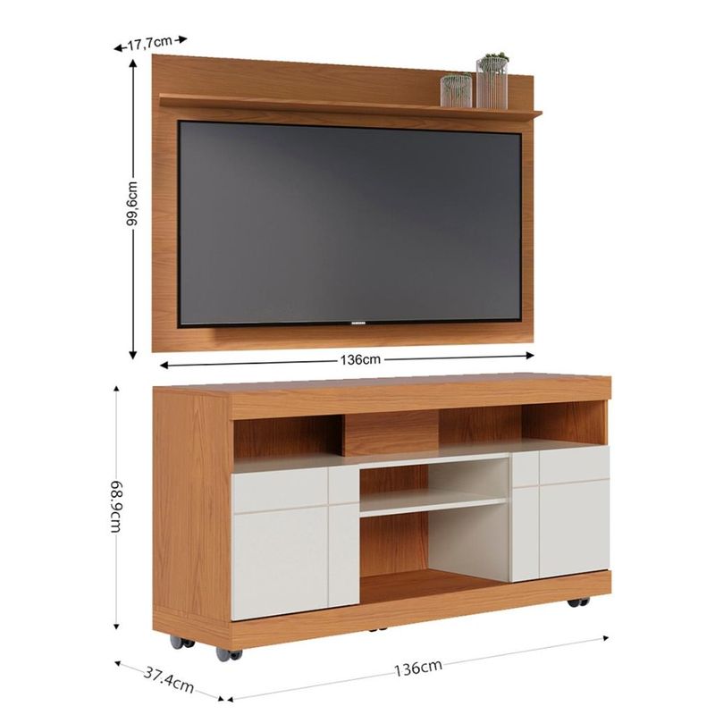 Rack-com-Painel-par-TV-ate-55-Polegadas-Yara-Maia-Colibri