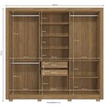 Guarda-Roupa-Casal-6-Portas-2-Gavetas-CB02M569-Kappesberg