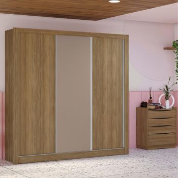 Guarda Roupa Casal Flex 3 Portas de Correr M570 Kappesberg
