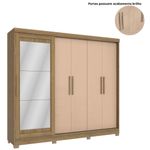 Guarda-Roupa-Casal-com-Espelho-5-Portas-4-Gavetas-CB01N564-Kappesberg