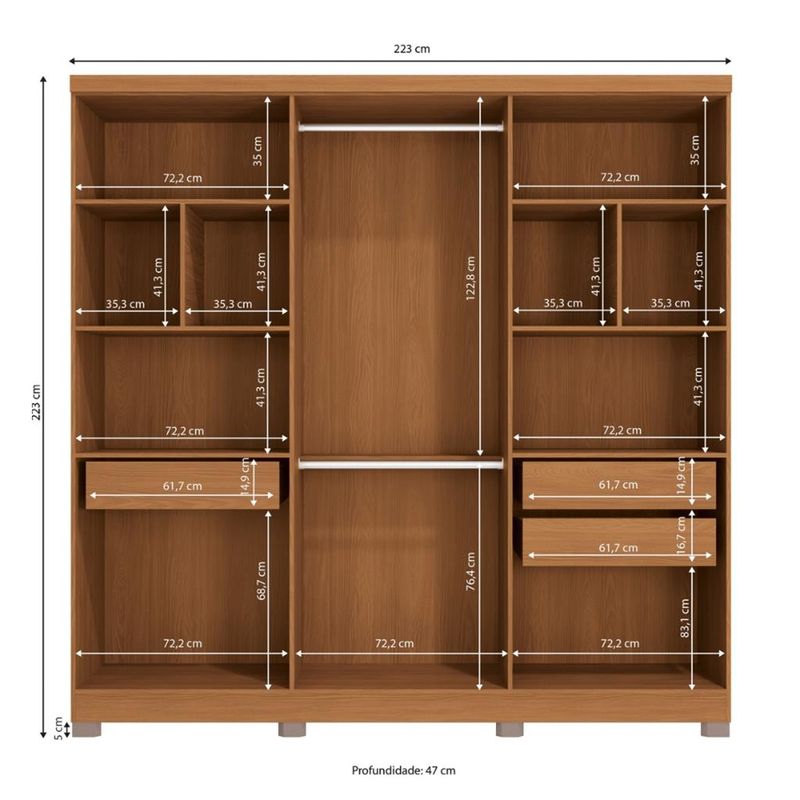 Guarda-Roupa-Casal-com-Espelho-6-Portas-3-Gavetas-CBJ559-Kappesberg