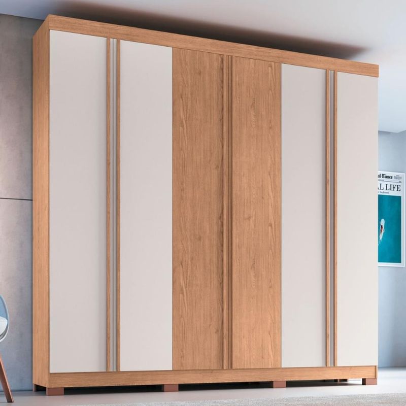 Guarda-Roupa-Casal-6-Portas-4-Gavetas-Eros-Moveis-Castro