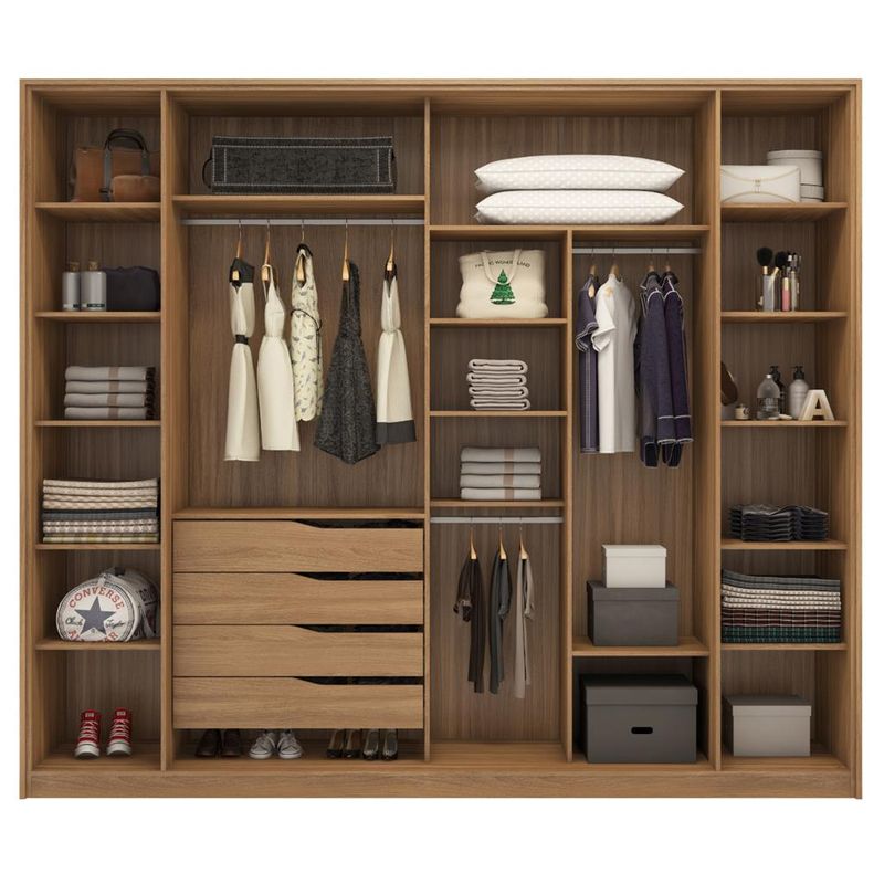Guarda-Roupa-Casal-2-Espelho-4-Portas-Flex-4-Gavetas-Laredo-Demartez