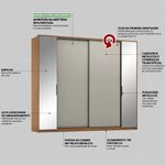 Guarda-Roupa-Casal-2-Espelho-4-Portas-Flex-4-Gavetas-Laredo-Demartez