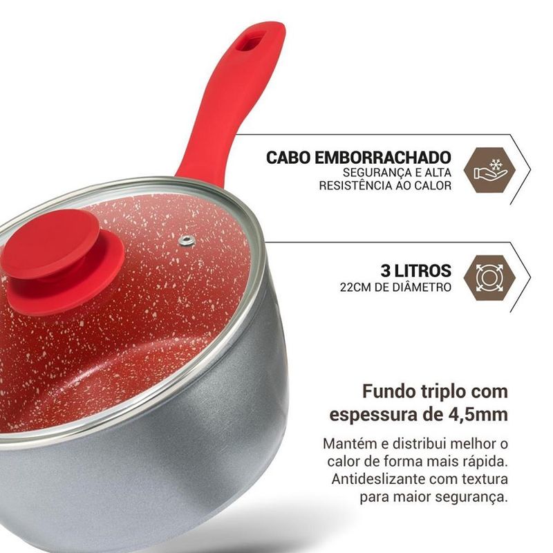 Panela-Philco-PPN22A-Redstone-Antiaderente-com-Tampa-de-Vidro-3L