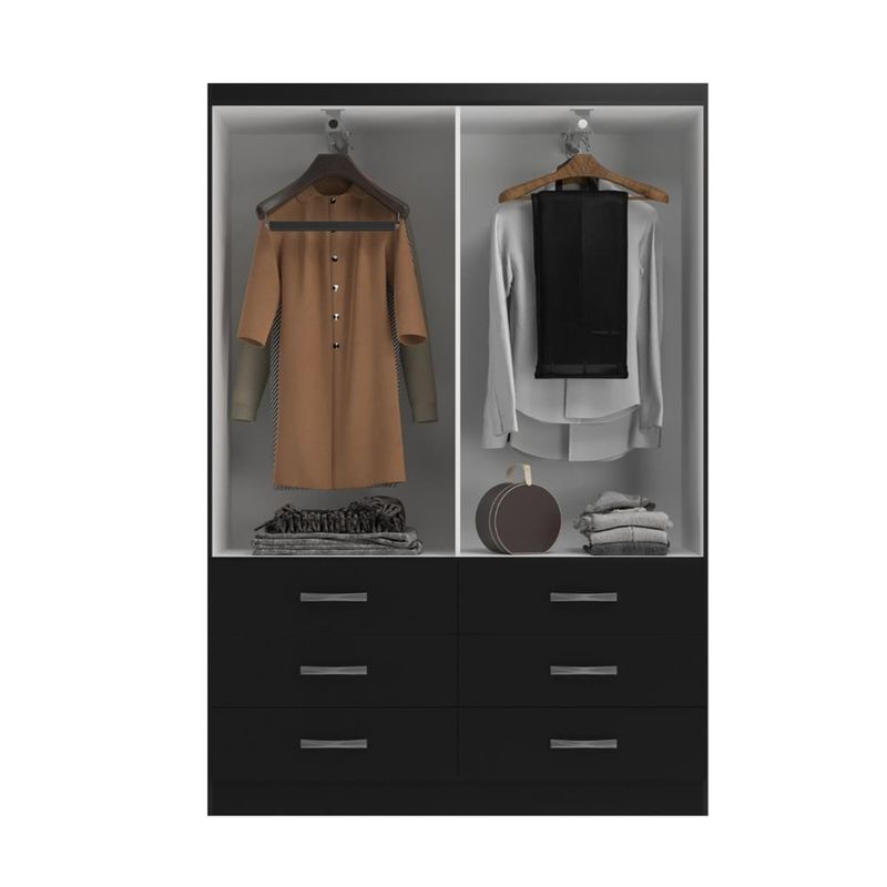 Guarda-Roupa-Solteiro-4-Portas-6-Gavetas-Treviso-Evidencia