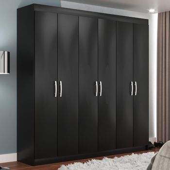 Guarda Roupa Casal 6 Portas Montreal Evidencia