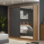 Guarda-Roupa-Solteiro-com-1-Espelho-2-Portas-de-Correr-Flex-Belga-II-Demartez