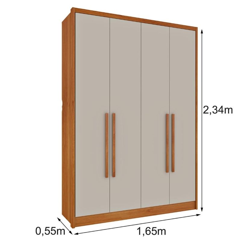 Guarda-Roupa-Solteiro-4-Portas-2-Gavetas-Dinamarca-Tcil