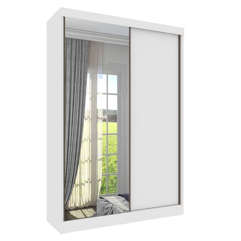 Guarda-Roupa-Solteiro-com-Espelho-2-Portas-2-Gavetas-Roma-Tcil