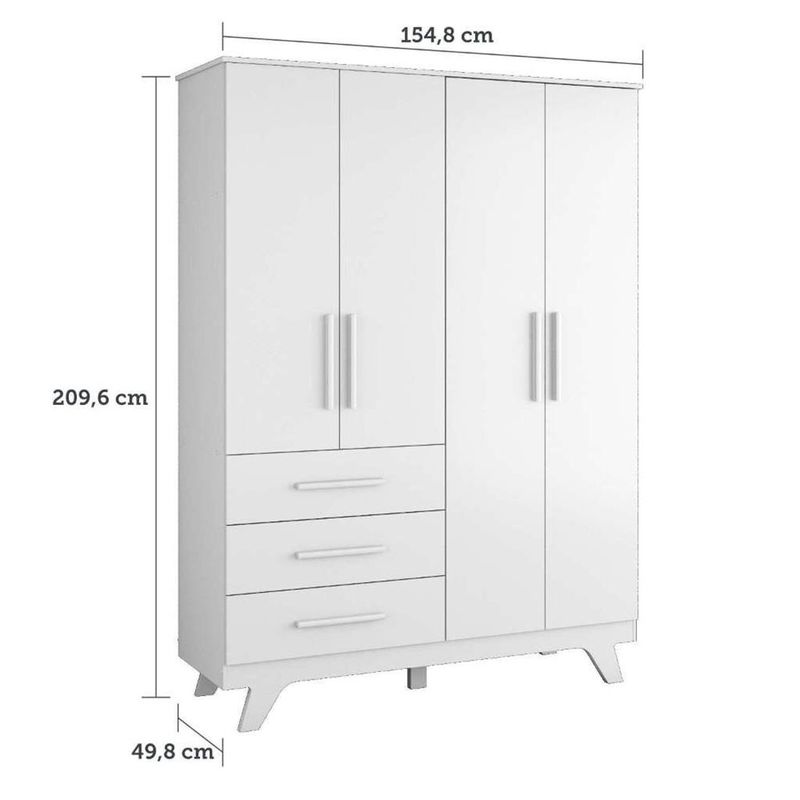 Quarto-Infantil-Guarda-Roupa-e-Berco-Retro--Moveis-Peroba