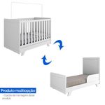 Quarto-Infantil-Guarda-Roupa-e-Berco-Retro--Moveis-Peroba