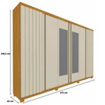 Guarda-Roupa-Casal-Espelho-Pes-6-Portas-4-Gavetas-Ripado-Absolut-New-Gelius