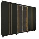 Guarda-Roupa-Casal-6-Portas-4-Gavetas-com-Vidro-Reflecta-e-Led-Absolut-Gelius