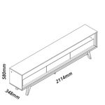 Rack-para-Tv-ate-75-Polegadas-3-Gavetas-Led-Pes-Requinte-Gelius