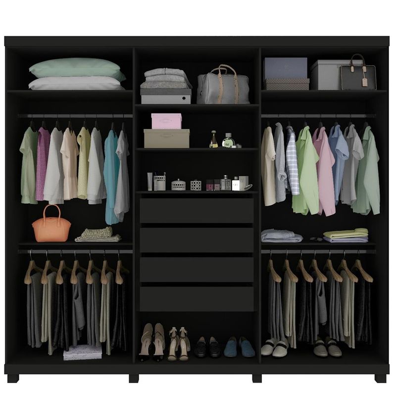 Guarda-Roupa-Casal-com-Pes-6-Portas-4-Gavetas-Ripado-Absolut-New-Gelius