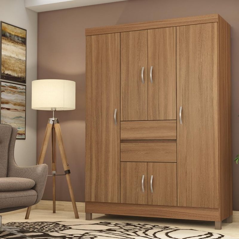 Guarda-Roupa-Casal-6-Portas-2-Gavetas-Ecom-II-Demobile