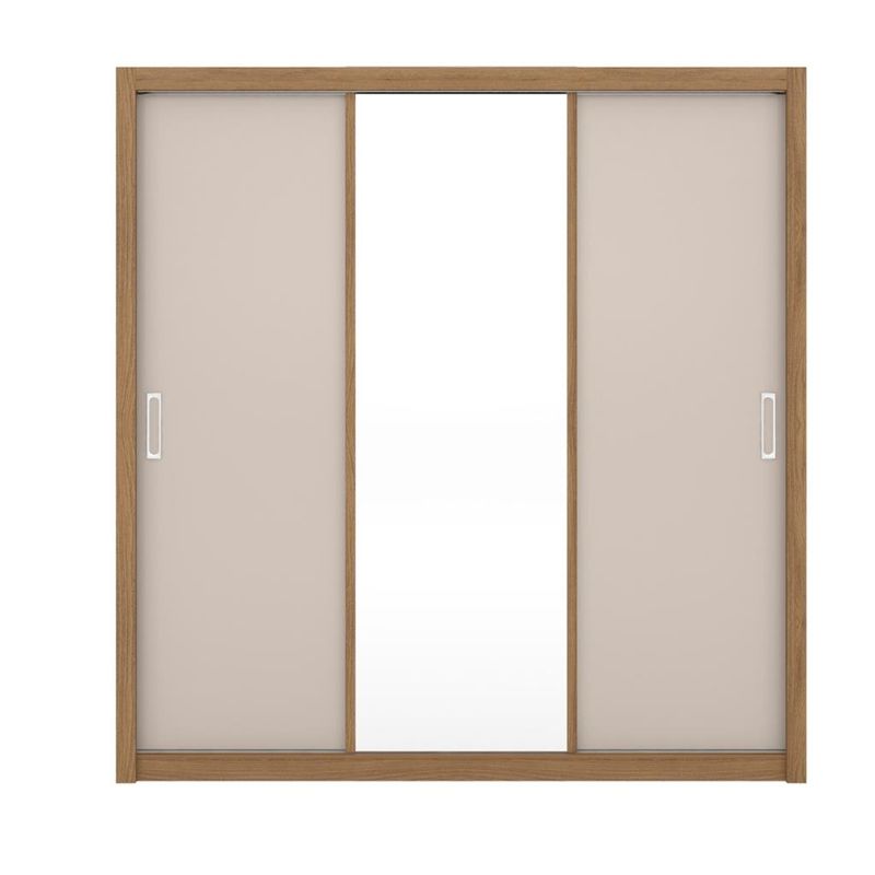 Guarda-Roupa-com-Espelho-3-Portas-de-Correr-Residence-Demobile