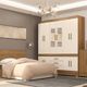 Guarda Roupa Casal 10 Portas 3 Gavetas com Espelhos New Murano Demóbile