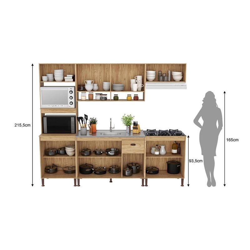 Cozinha-Modulada-5-Pecas-sem-Tampo-Torino-Movelbento