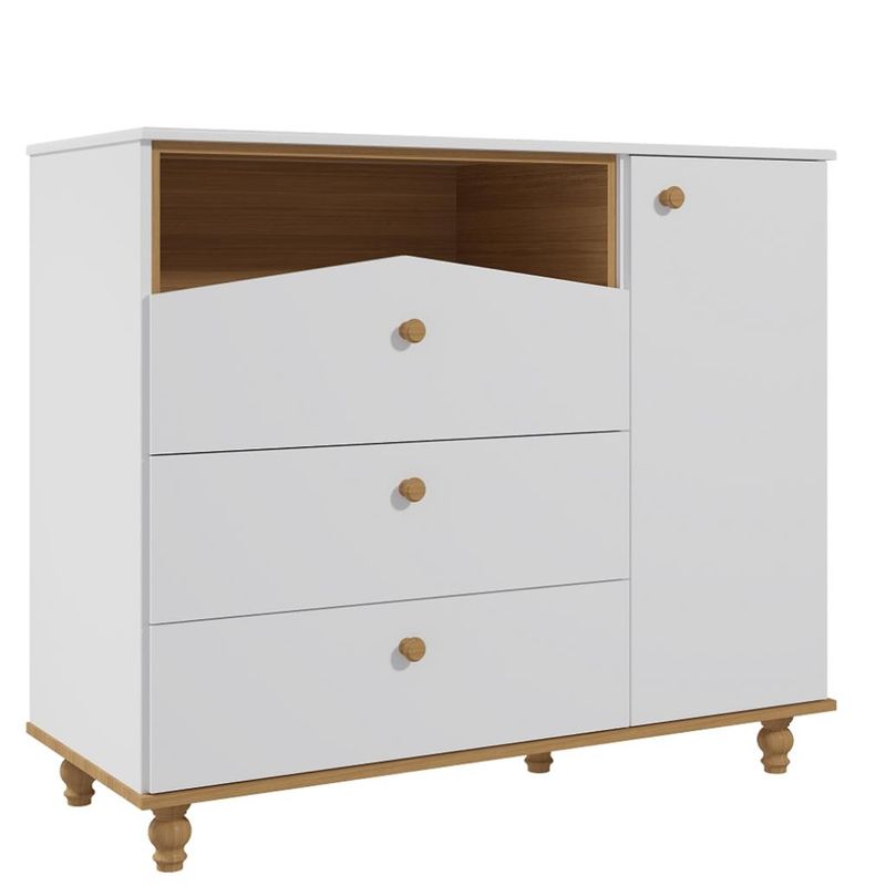 Comoda-Bebe-3-Gavetas-1-Porta-Casinha-Dengo-Permobili
