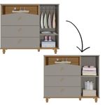 Comoda-Bebe-3-Gavetas-1-Porta-Casinha-Dengo-Permobili