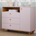 Comoda-Bebe-3-Gavetas-1-Porta-Casinha-Dengo-Permobili