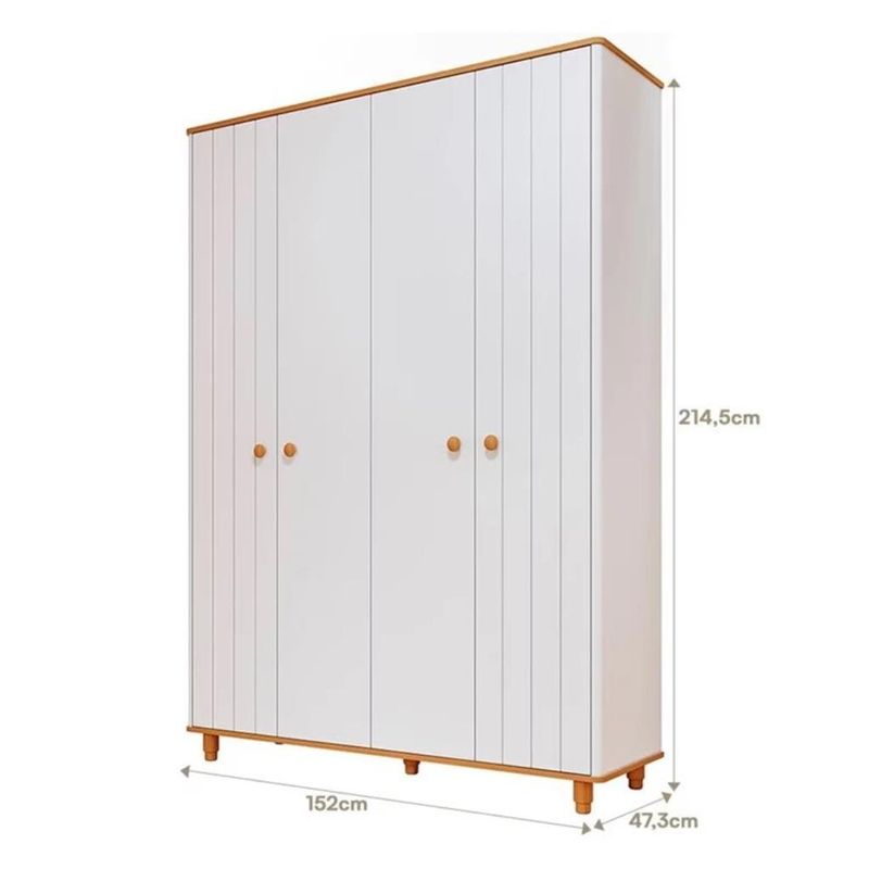 Guarda-Roupa-Infantil-4-Portas-4-Gavetas-Livia-Permobili