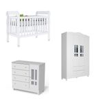 Quarto-de-Bebe-Completo-Berco-Mini-Cama-Comoda-4-gavetas-e-Guarda-Roupa-4-portas-Lila-Carolina-Baby