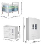 Quarto-de-Bebe-Completo-Berco-Mini-Cama-Comoda-4-gavetas-e-Guarda-Roupa-4-portas-Lila-Carolina-Baby