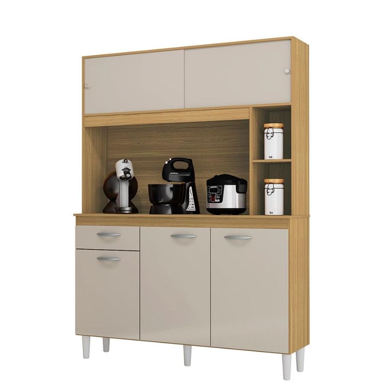 Cozinha Compacta 5 Portas 1 Gaveta 120cm Duda Poquema