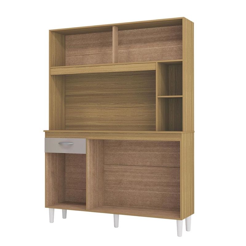 Cozinha Compacta 5 Portas 1 Gaveta 120cm Duda Poquema