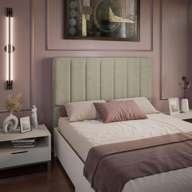 Cabeceira-Estofada-Casal-140cm-Veludo-Veneza-Dobue