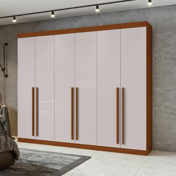 Guarda Roupa Casal 6 Portas Bertha Lopas