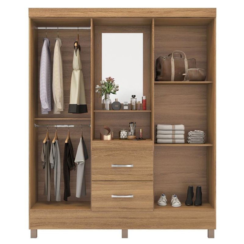 Guarda-Roupa-Solteiro-4-Portas-2-Gavetas-Lord-Demobile