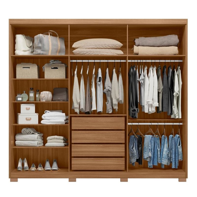 Guarda-Roupa-Casal-6-Portas-4-Gavetas-com-Pes-Venice-Demobile