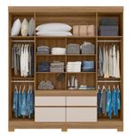 Guarda-Roupa-Casal-4-Portas-4-Gavetas-Bilbao-Demobile