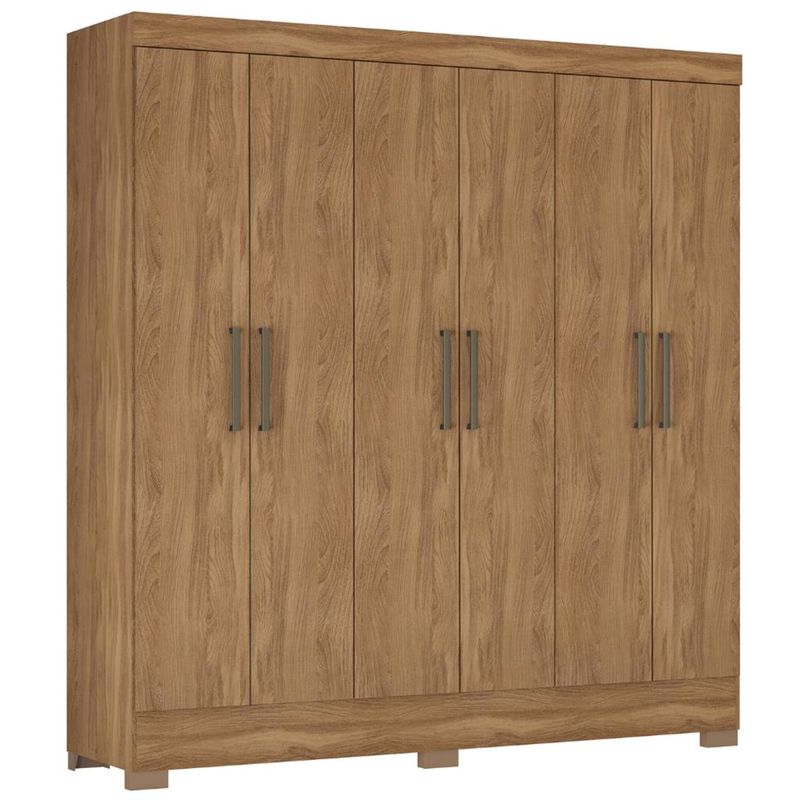 Guara-Roupa-Casal-6-Portas-2-Gavetas-Verso-Demobile