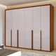 Guarda Roupa Casal 6 Portas 6 Gavetas Imperatore Lopas