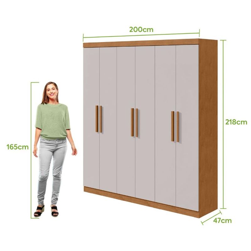 Guarda-Roupa-Casal-6-Portas-3-Gavetas-Jazz-Lopas-