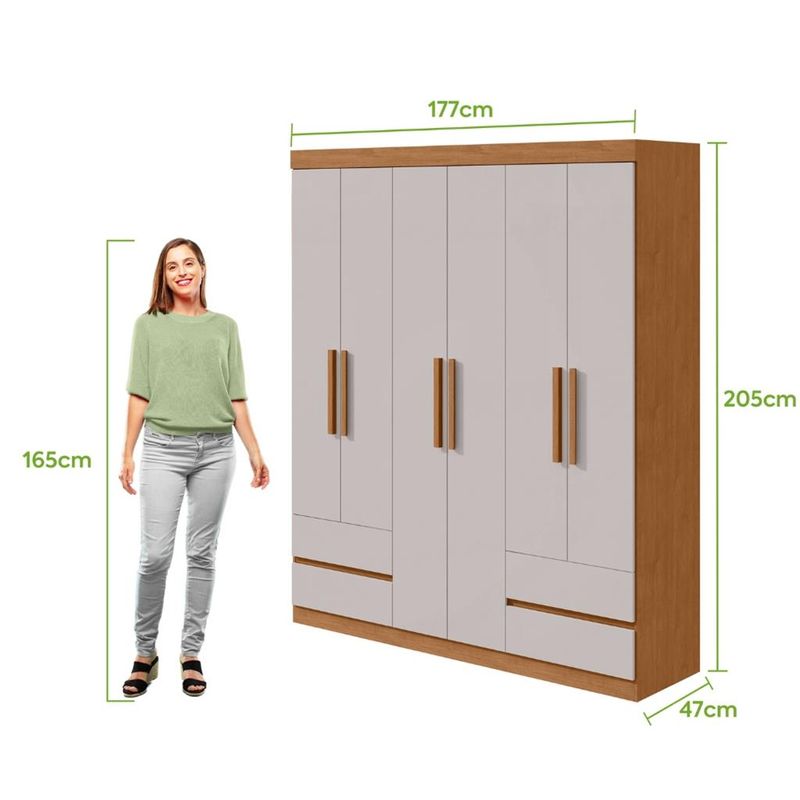Guarda-Roupa-Casal-6-Portas-4-Gavetas-Zeus-Lopas