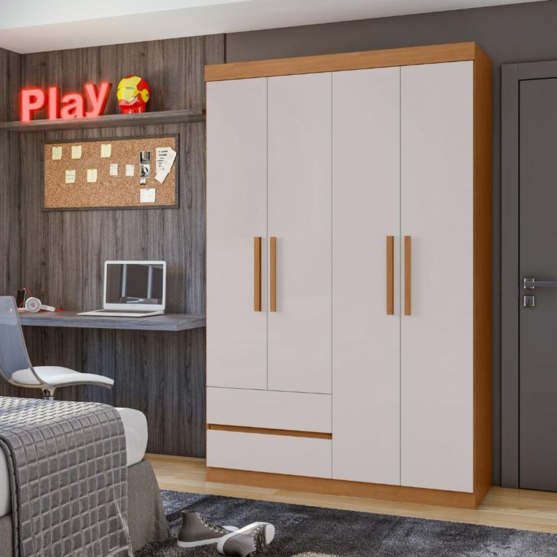 Guarda-Roupa-Solteiro-4-Portas-2-Gavetas-Zeus-Lopas-