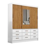 Guarda-Roupa-Casal-com-Espelho-3-Portas-de-Correr-9-Gavetas-Sevilha-Carioca-Moveis