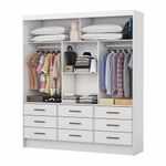 Guarda-Roupa-Casal-com-Espelho-3-Portas-de-Correr-9-Gavetas-Sevilha-Carioca-Moveis