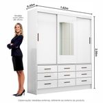 Guarda-Roupa-Casal-com-Espelho-3-Portas-de-Correr-9-Gavetas-Sevilha-Carioca-Moveis