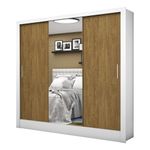 Guarda-Roupa-Casal-com-Espelho-3-Portas-de-Correr-3-Gavetas-Santiago-Carioca-Moveis